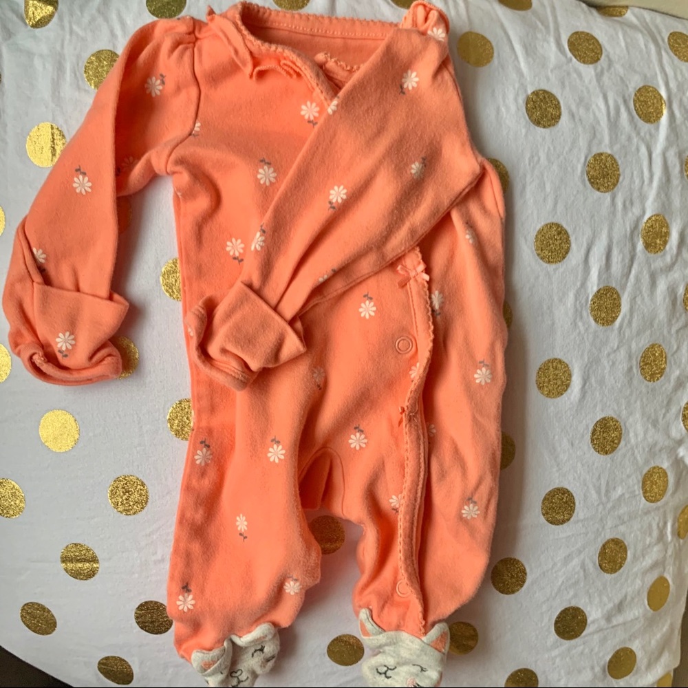 Peach Newborn Sleeper